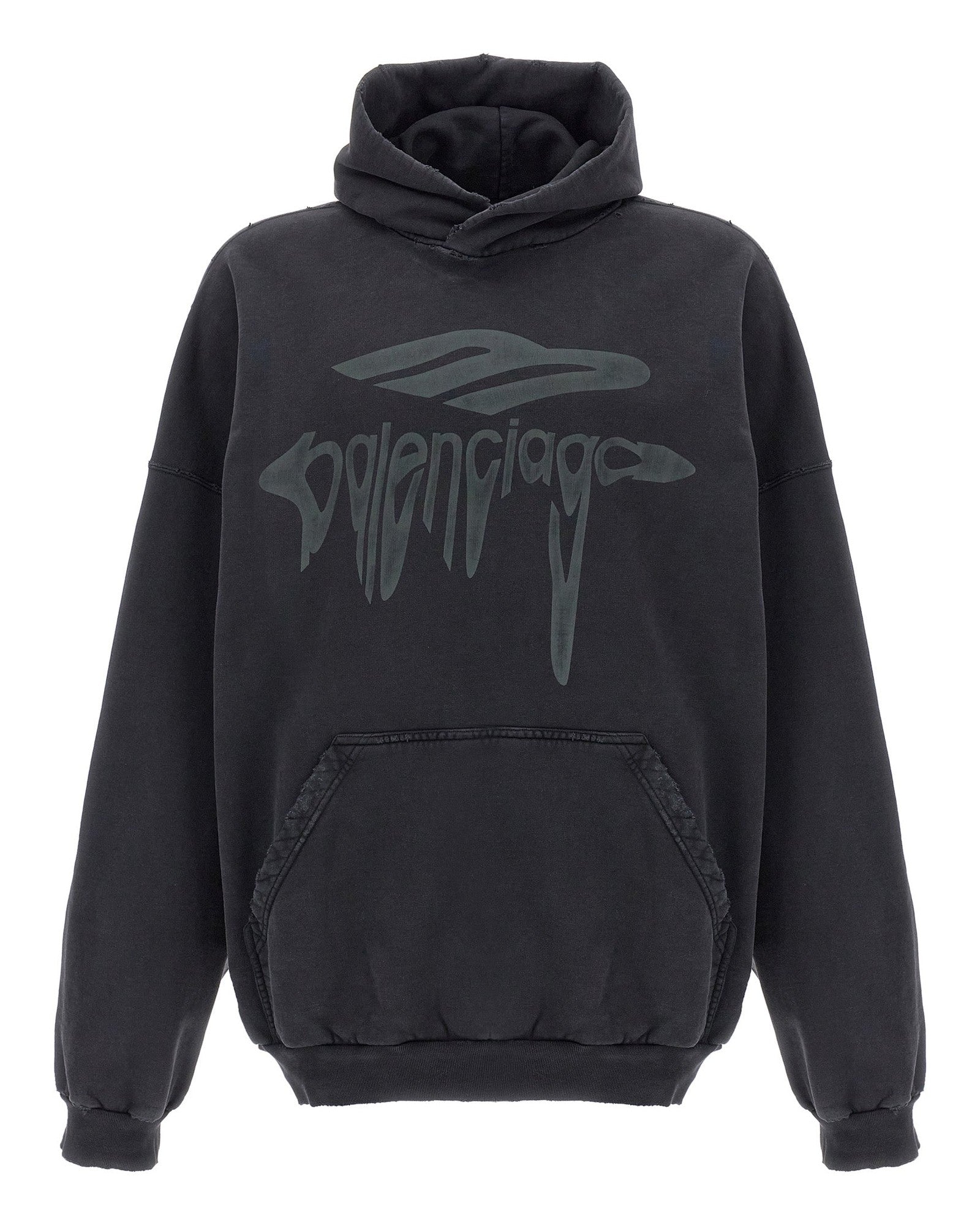 Balenciaga 3b Liquefied Hoodie Glam Steals