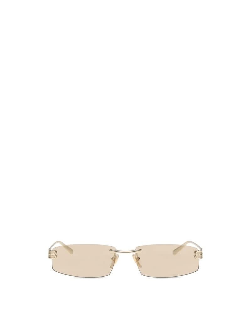 Balenciaga Beige Metal Sunglasses Glam Steals