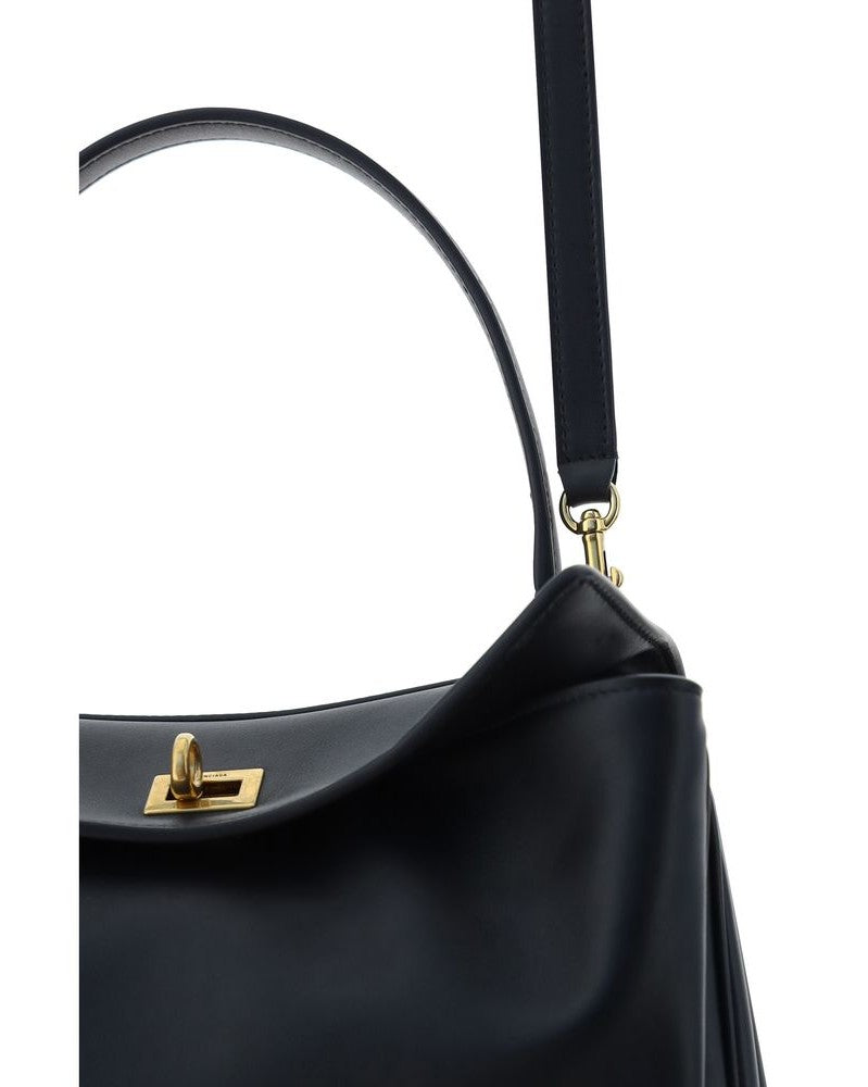 Balenciaga Black Calf Leather Bos Taurus Shoulder Bag Glam Steals