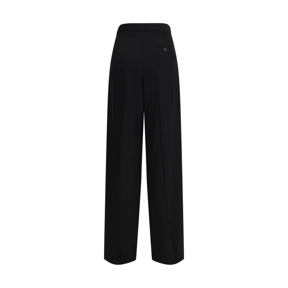 Balenciaga Black Cotton Dress Pant Glam Steals