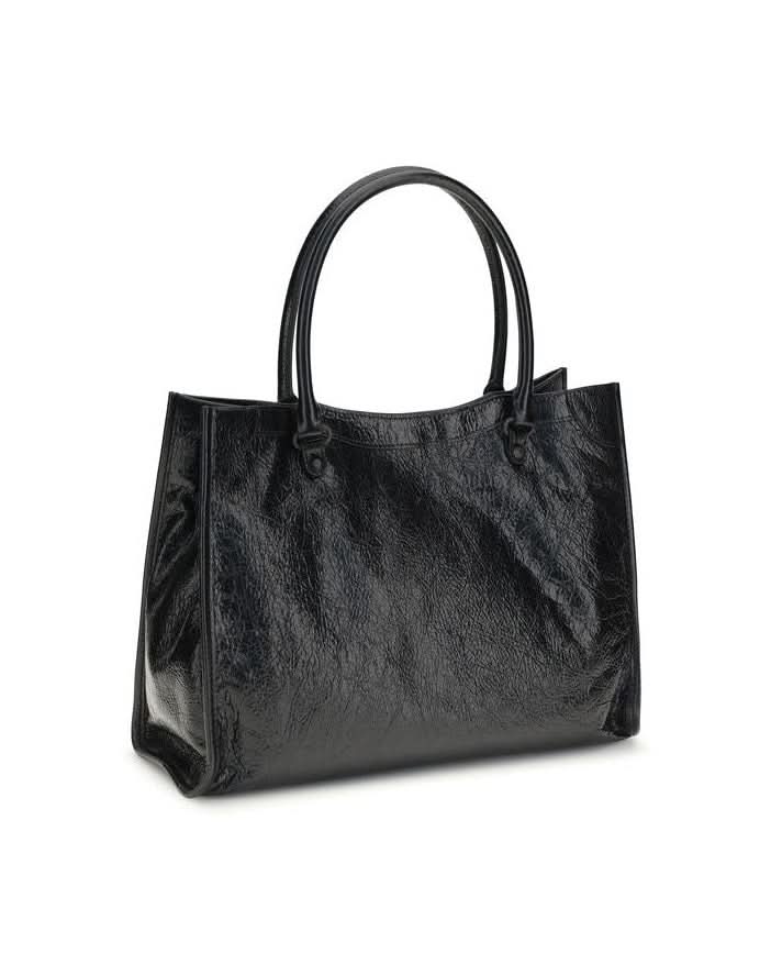 Balenciaga Black Lamb Ovis Aries Shoulder Bag Glam Steals