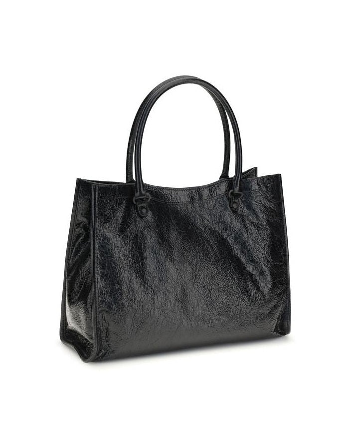 Balenciaga Black Lamb Ovis Aries Shoulder Bag Glam Steals