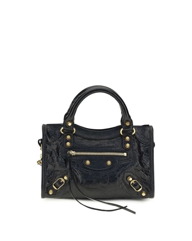 Balenciaga Black Lamb Ovis Aries Shoulder Bag Glam Steals