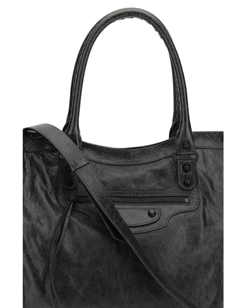 Balenciaga Black Lamb Ovis Aries Shoulder Bag Glam Steals
