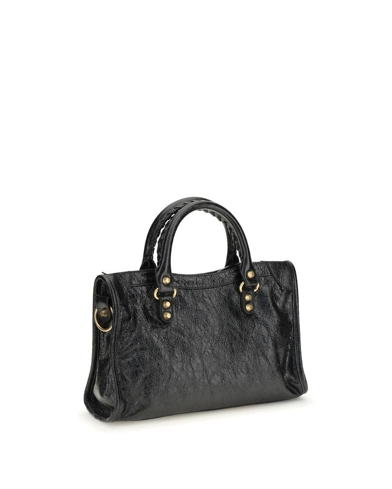 Balenciaga Black Leather Lamb Shoulder Bag