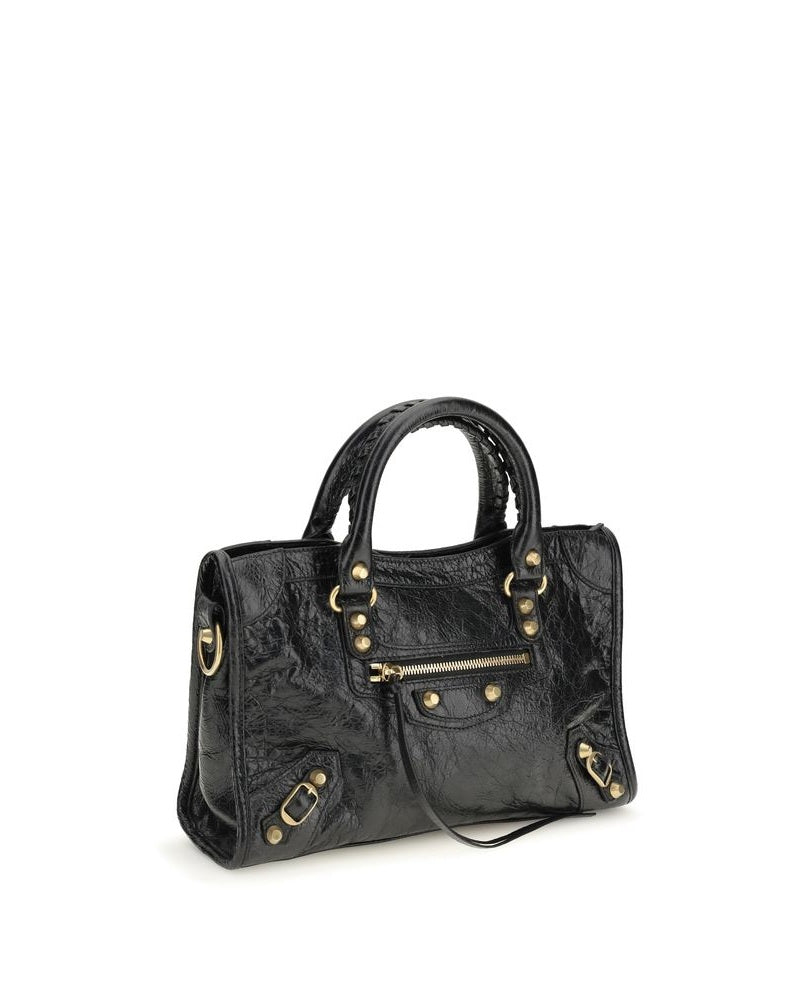 Balenciaga Black Leather Lamb Shoulder Bag