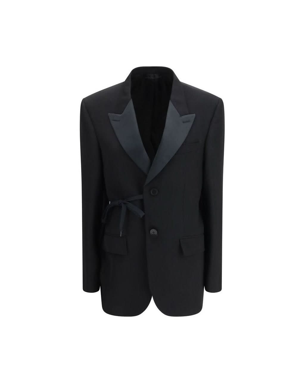 Balenciaga Black Wool Coat