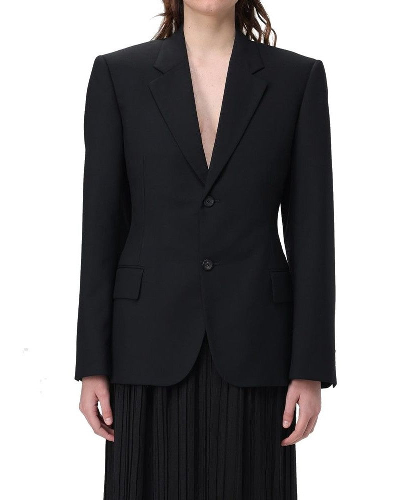 Balenciaga Black Wool Jacket Coat Glam Steals