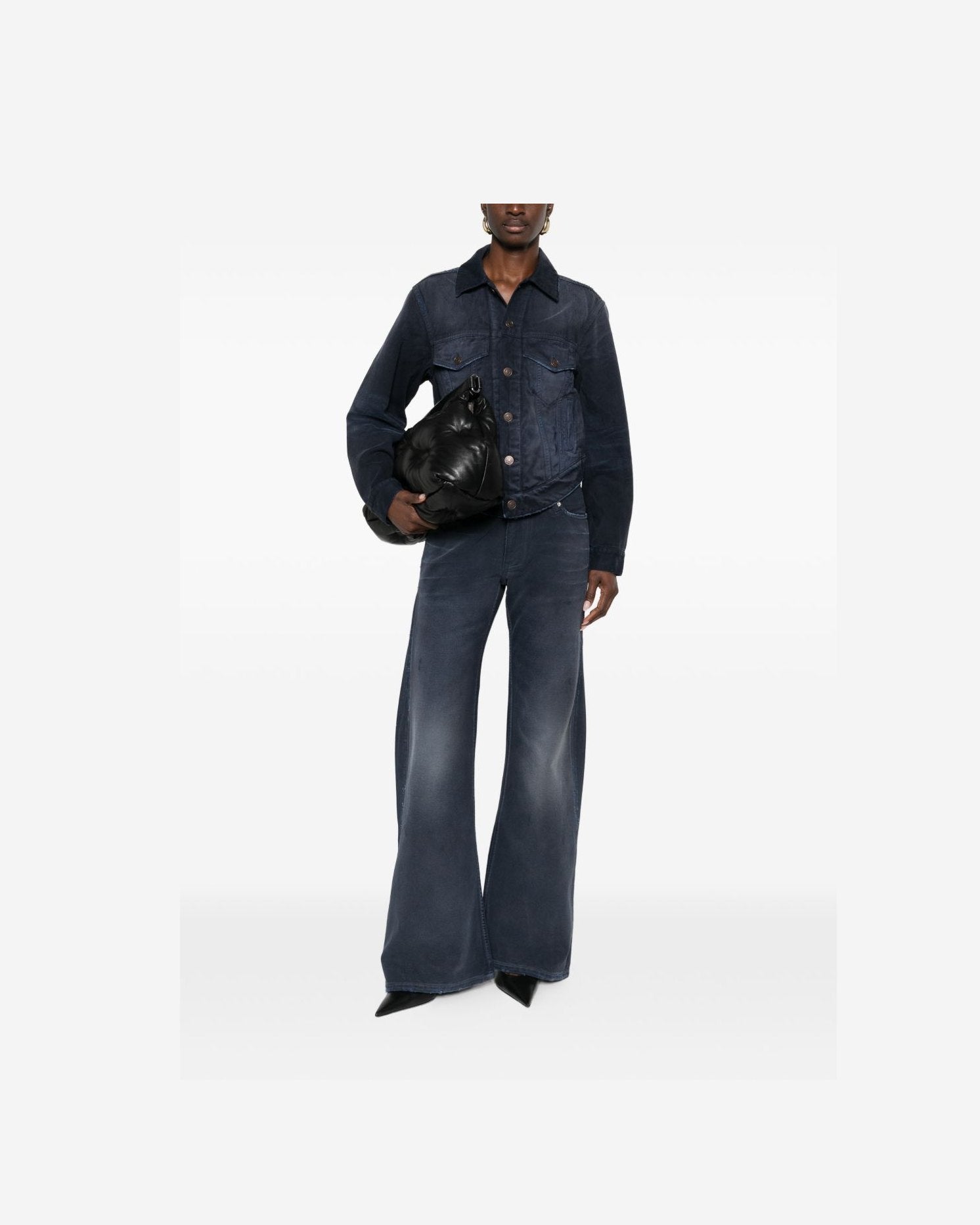 Balenciaga Blue Coat Coats & Jackets