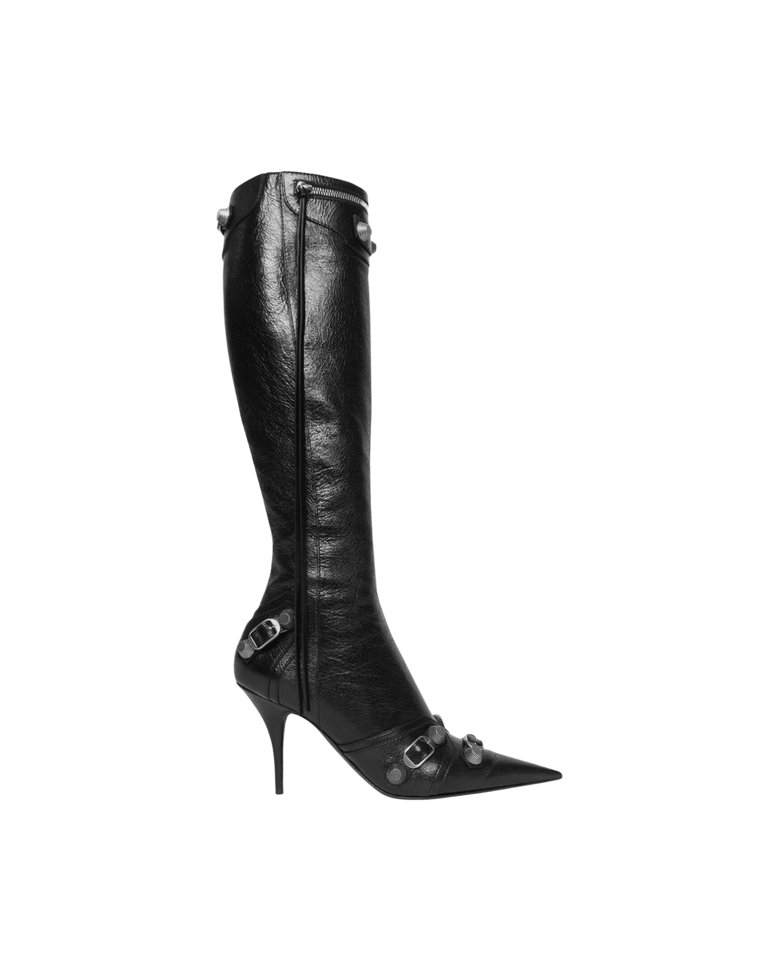 Balenciaga Cagole 90mm Knee High Boots Glam Steals
