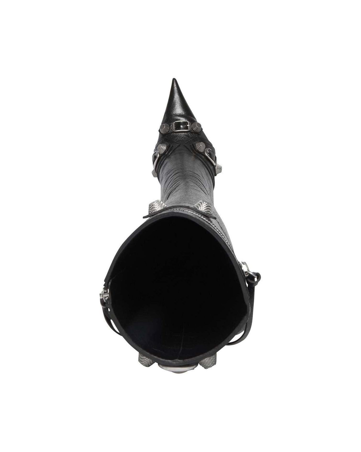 Balenciaga Cagole 90mm Knee High Boots Glam Steals