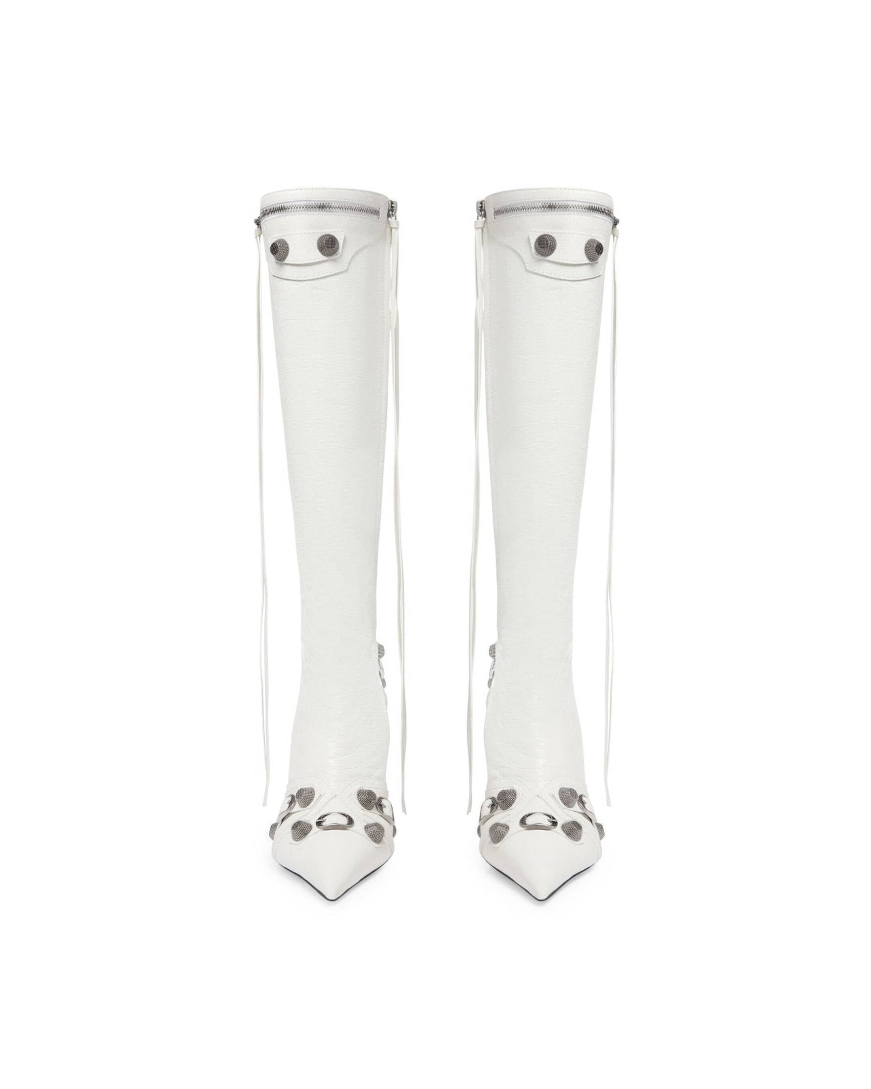 Balenciaga Cagole 90mm Knee High Boots Glam Steals