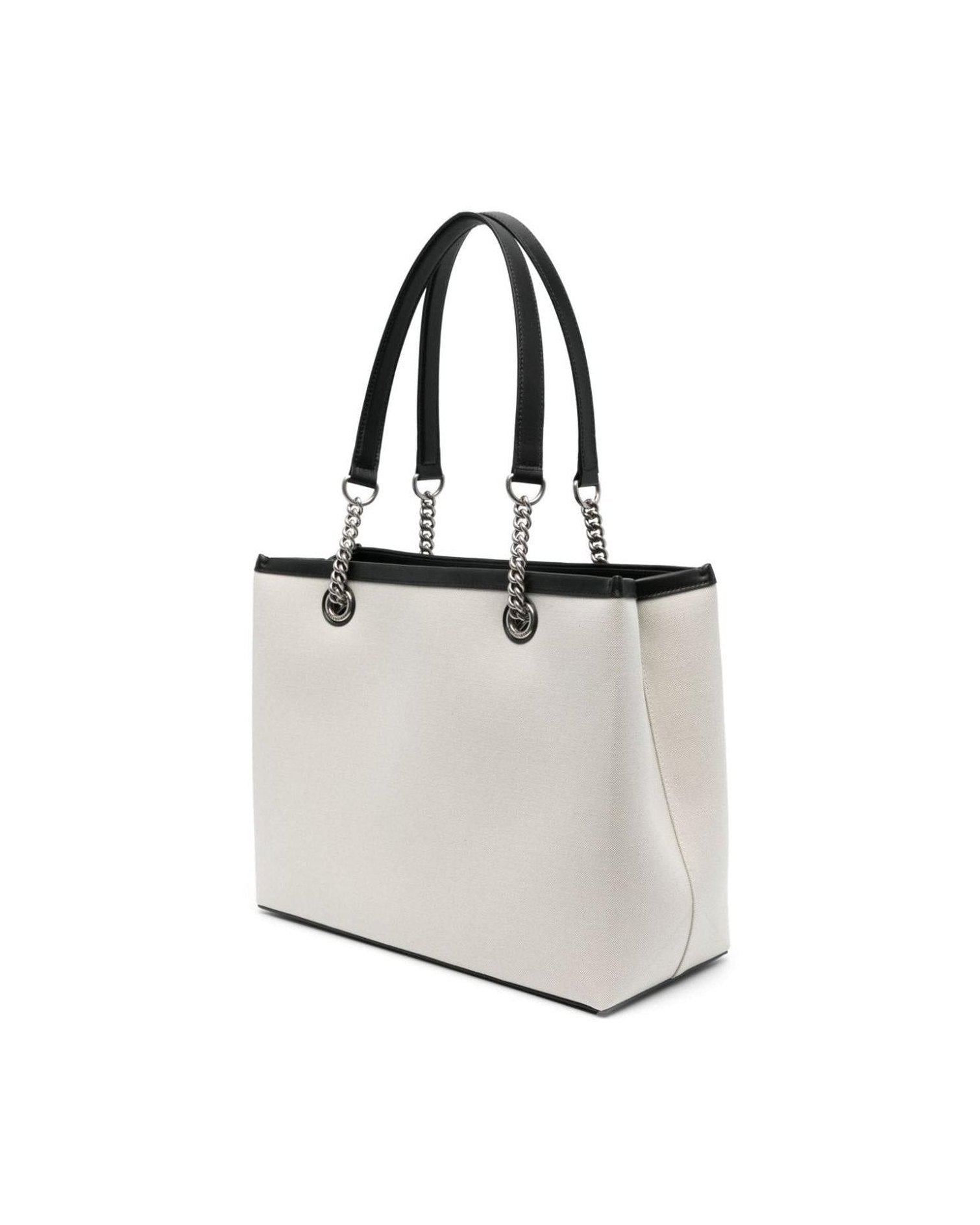 Balenciaga Canvas Logo Print Tote Bag Glam Steals