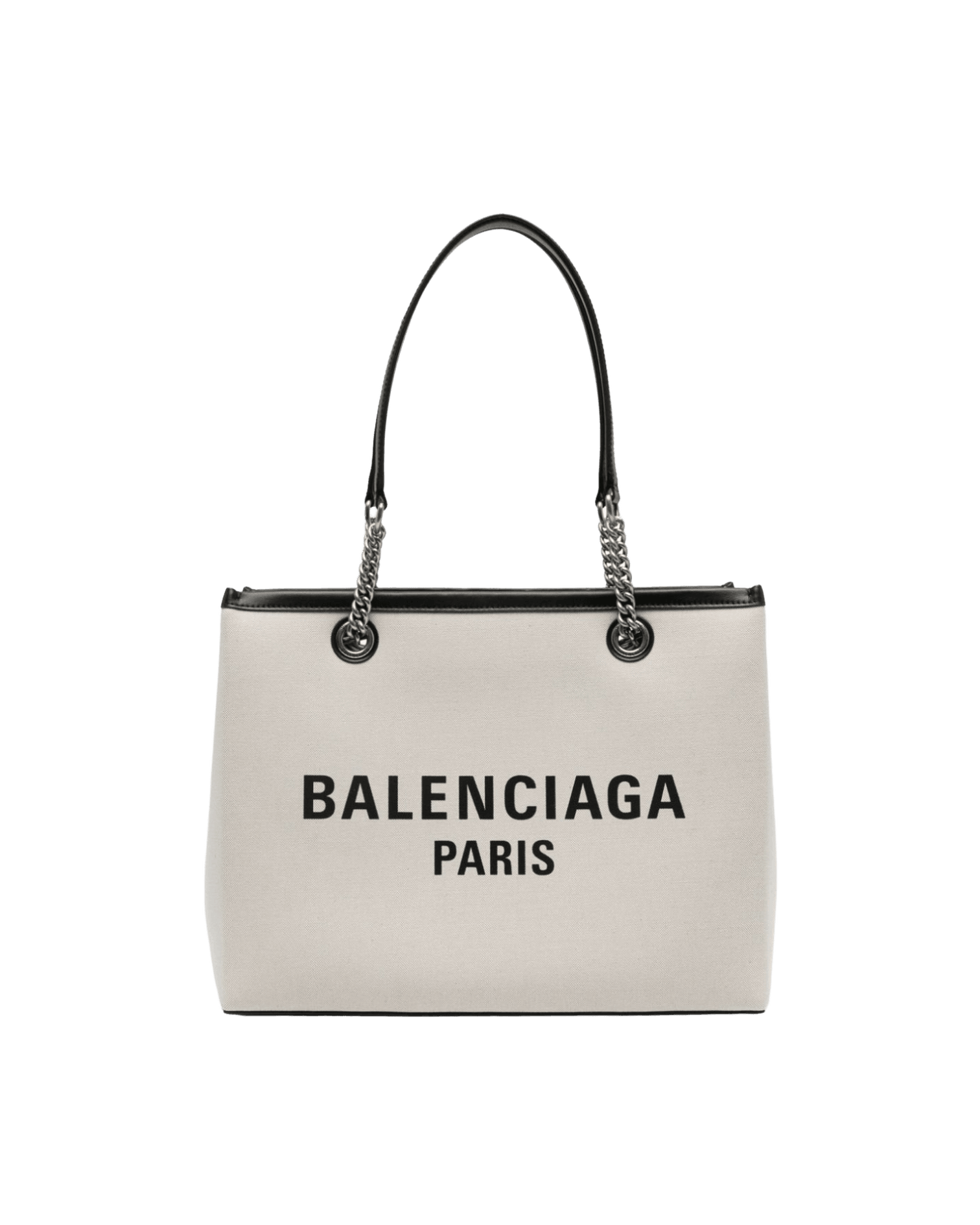 Balenciaga Canvas Logo Print Tote Bag Glam Steals