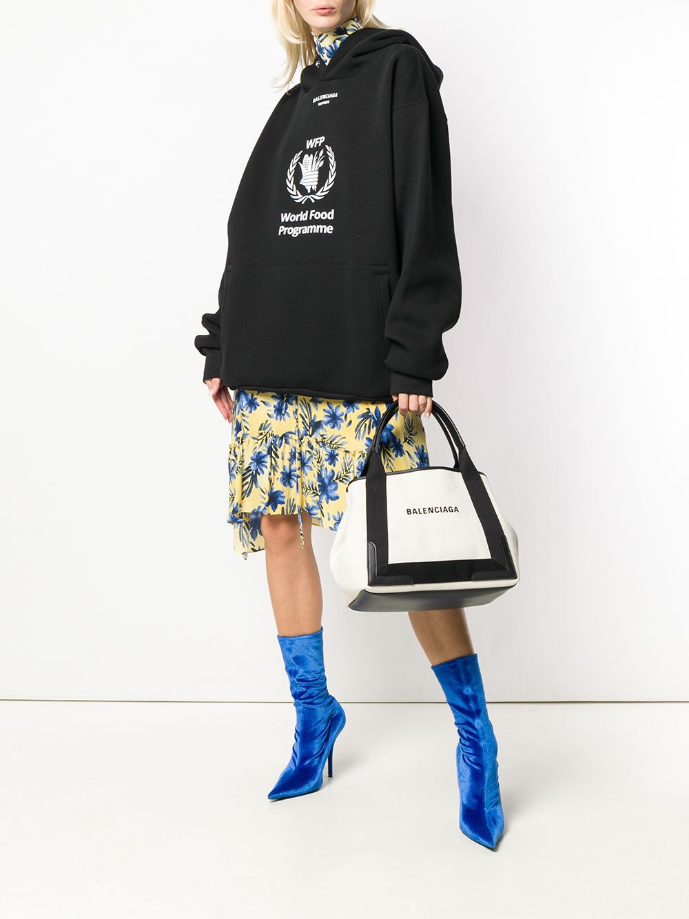 Balenciaga Canvas Tote with Removable Pouch Glam Steals