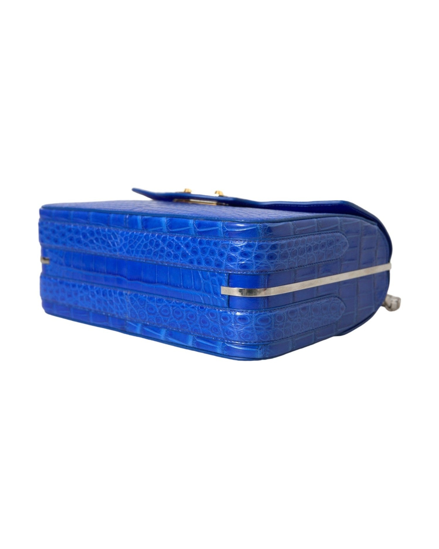 Balenciaga Chic Alligator Skin Chain Shoulder Bag Glam Steals