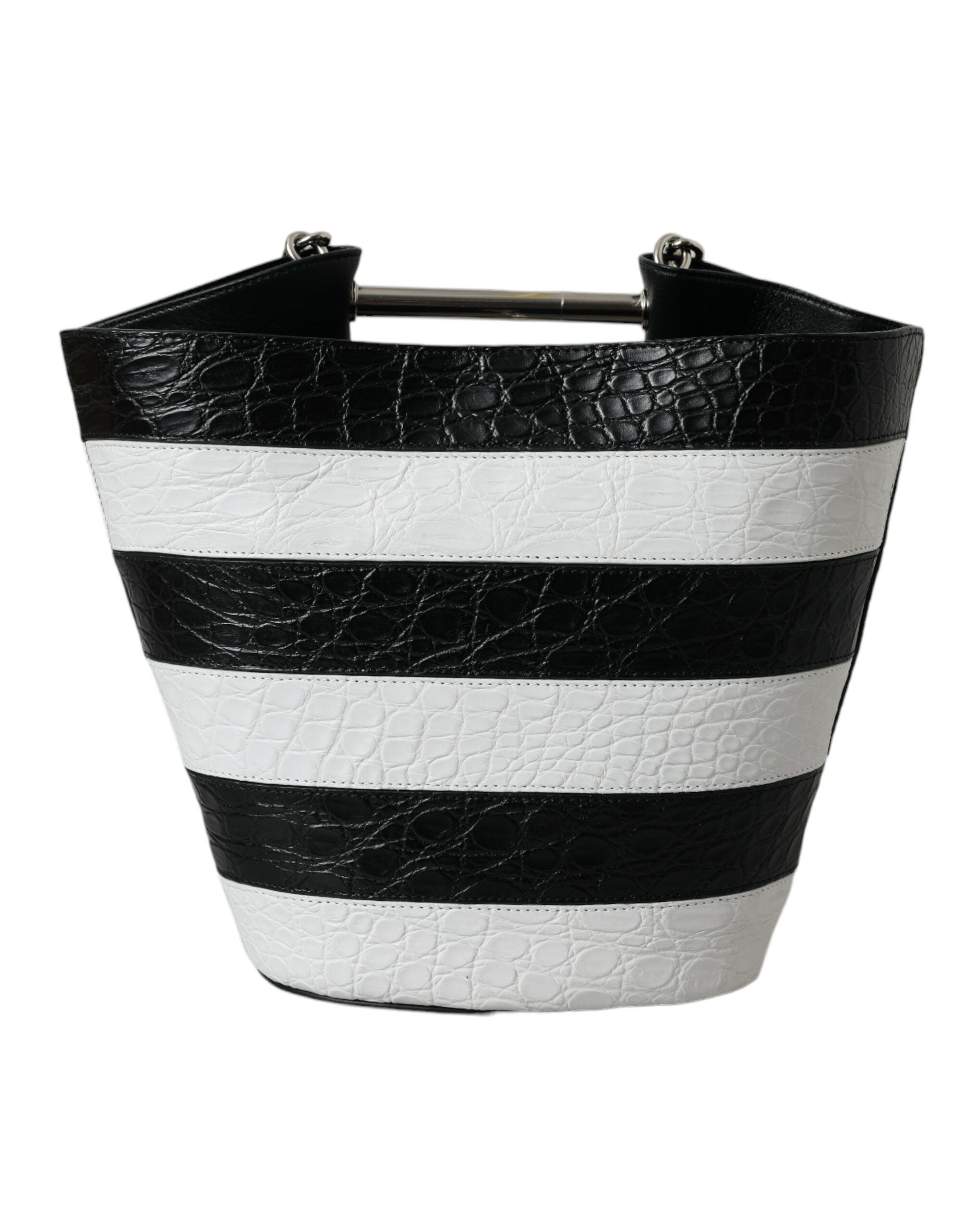 Balenciaga Chic Crocodile Leather Maxi Bucket Bag Glam Steals