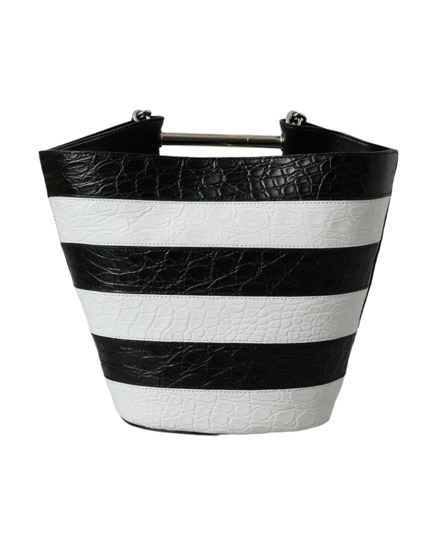 Balenciaga Chic Crocodile Leather Maxi Bucket Bag Glam Steals