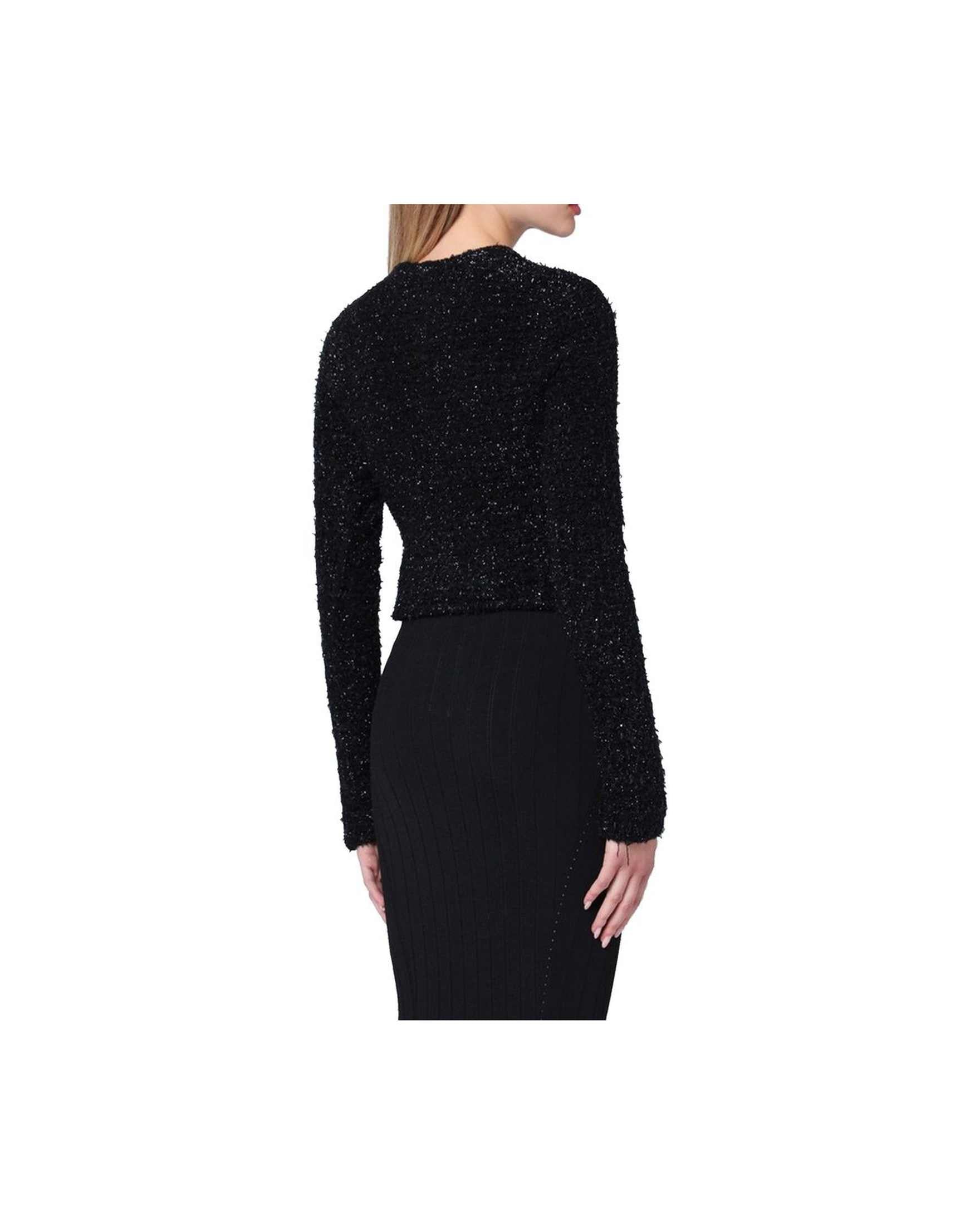 Balenciaga Crop Bouclé Cardigan Glam Steals