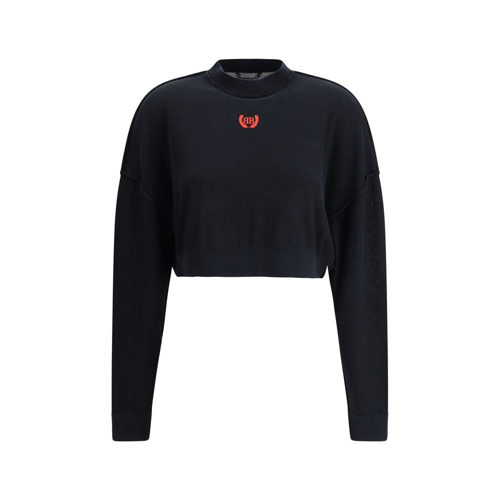 Balenciaga Cropped Sweater Glam Steals