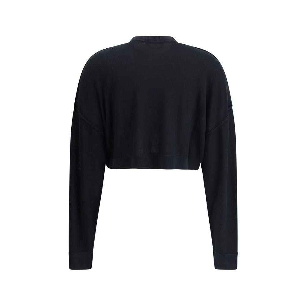 Balenciaga Cropped Sweater Glam Steals