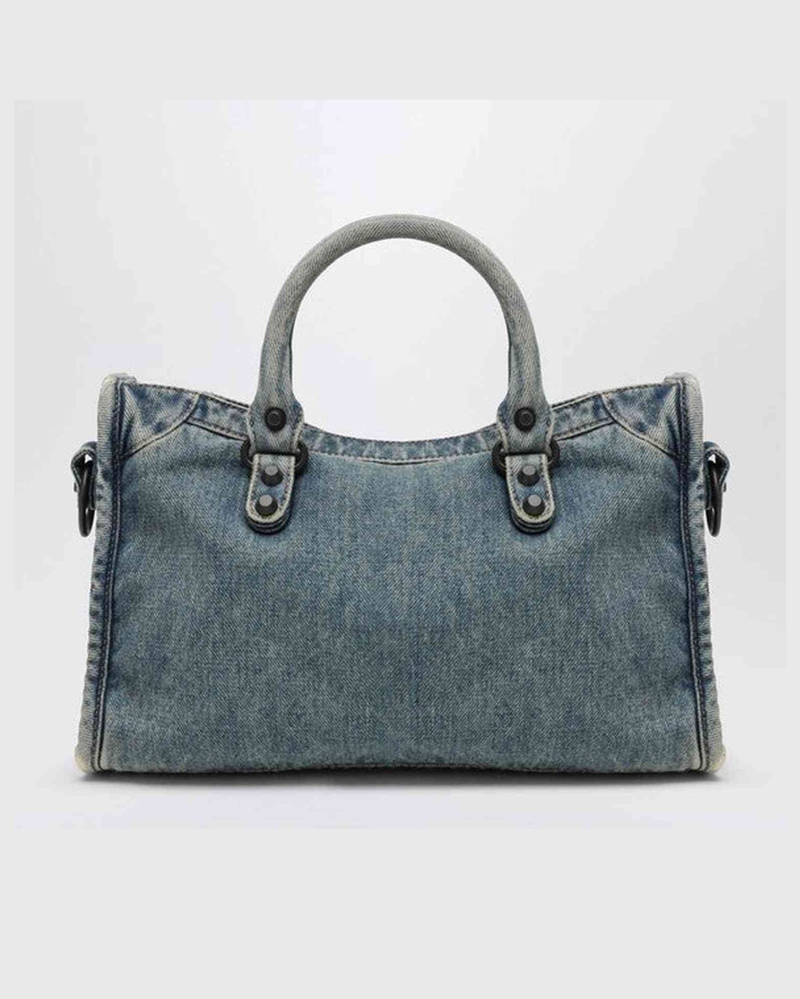 Balenciaga Denim Borsa Le City Piccola Glam Steals