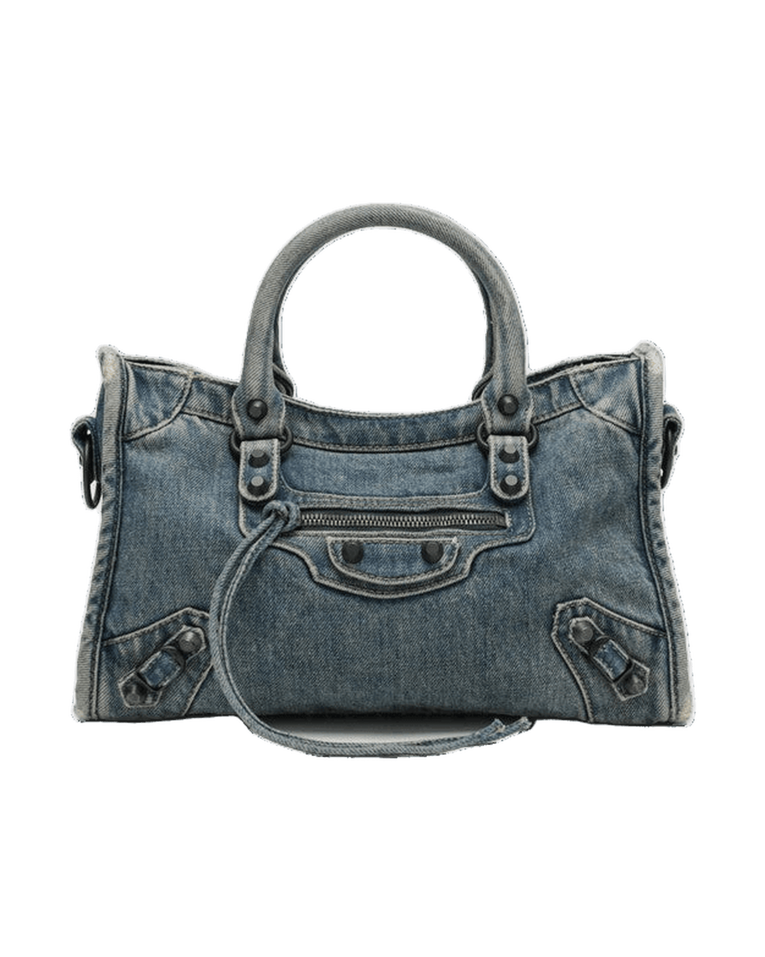 Balenciaga Denim Borsa Le City Piccola Glam Steals