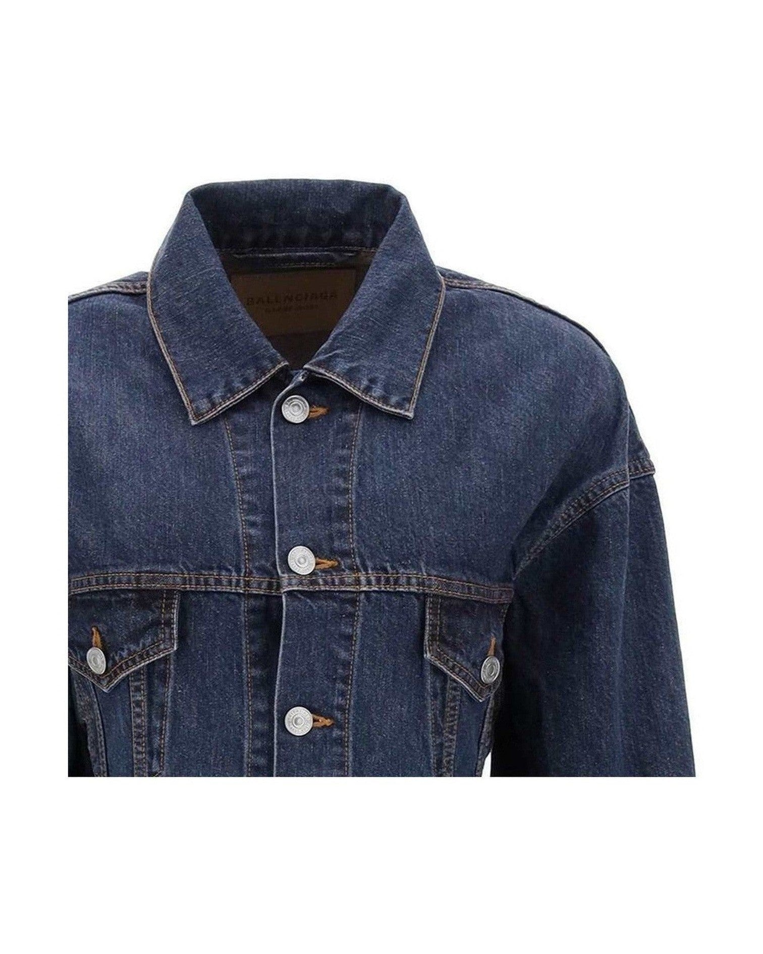 Balenciaga Denim Hourglass Jacket Glam Steals