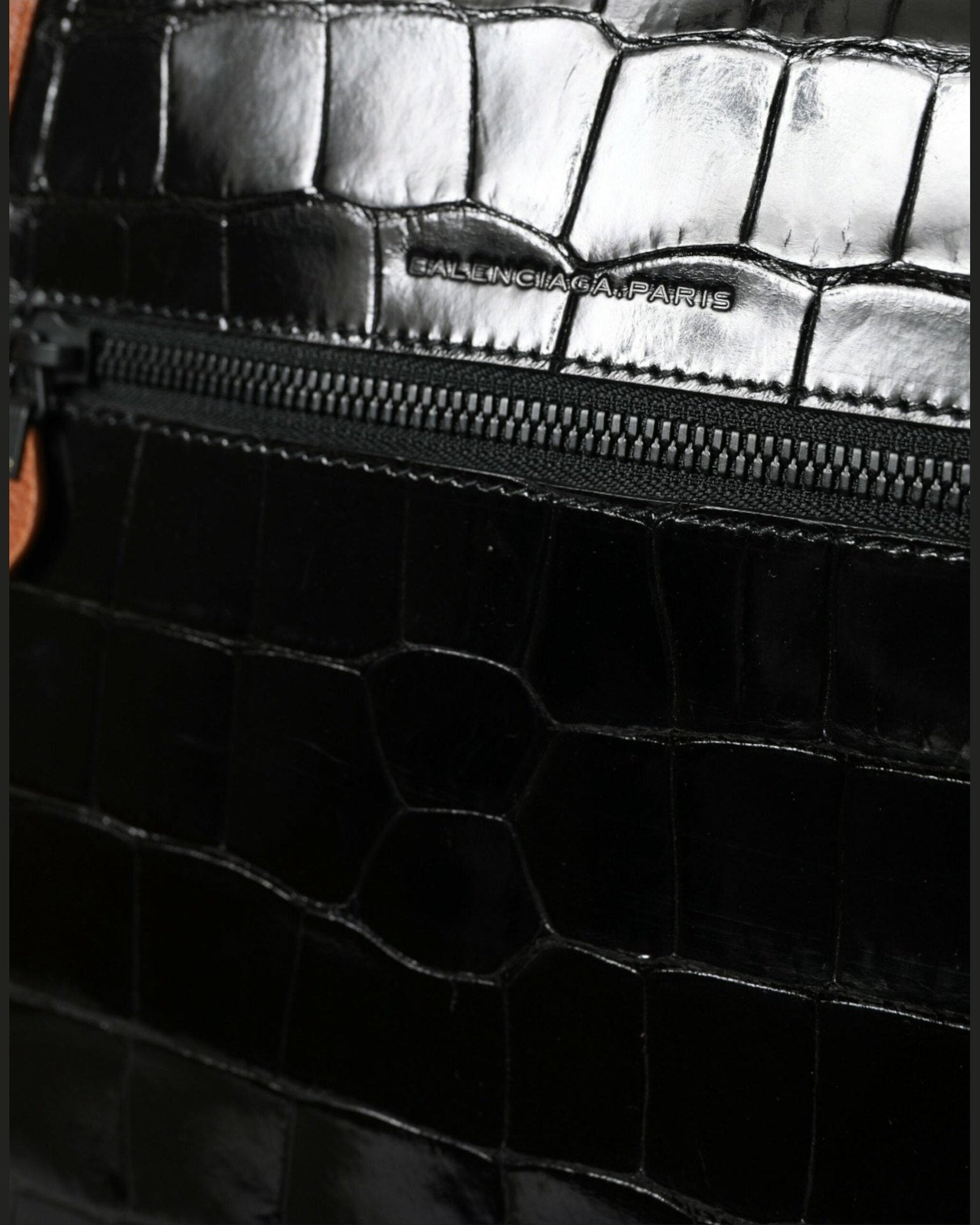 Balenciaga Elegant Crocodile Leather Crossbody Bag Glam Steals