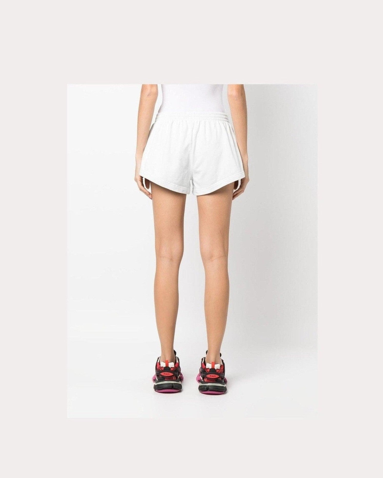 Balenciaga Flared Elasticated Waist Shorts Glam Steals