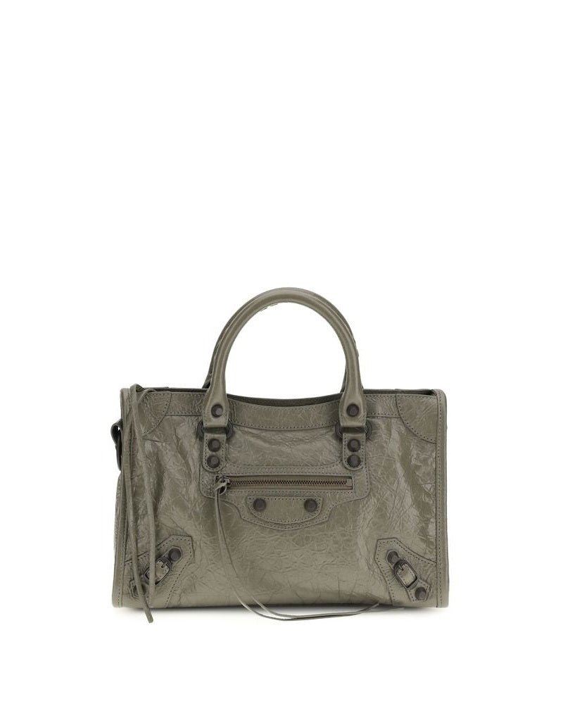 Balenciaga Gray Lamb Ovis Aries Shoulder Bag