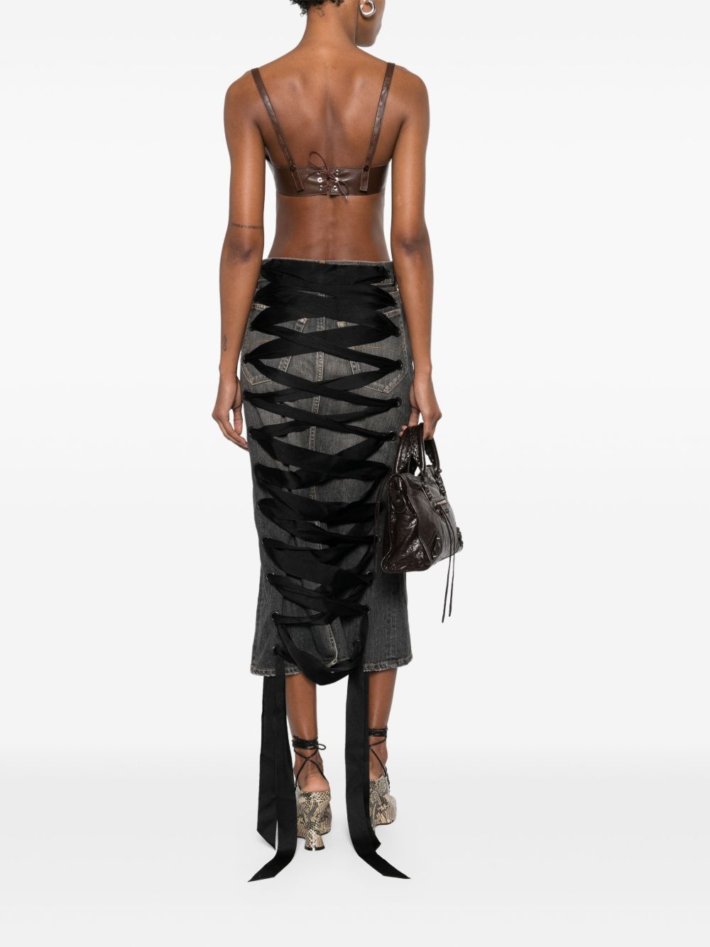 Balenciaga Grey Skirt Glam Steals