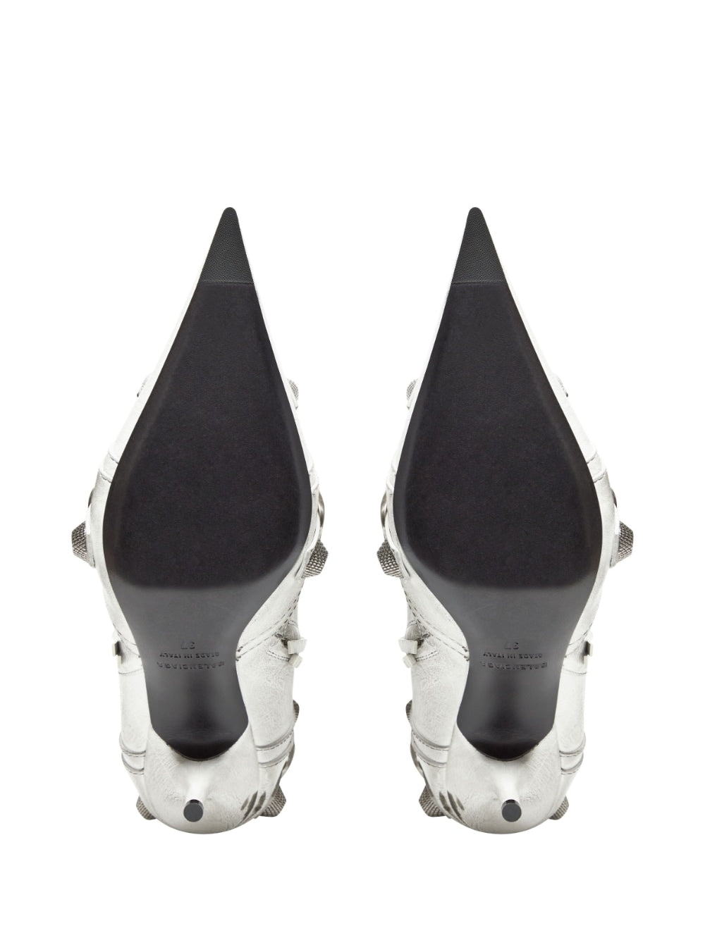 Balenciaga Leather Cagole Boots Glam Steals