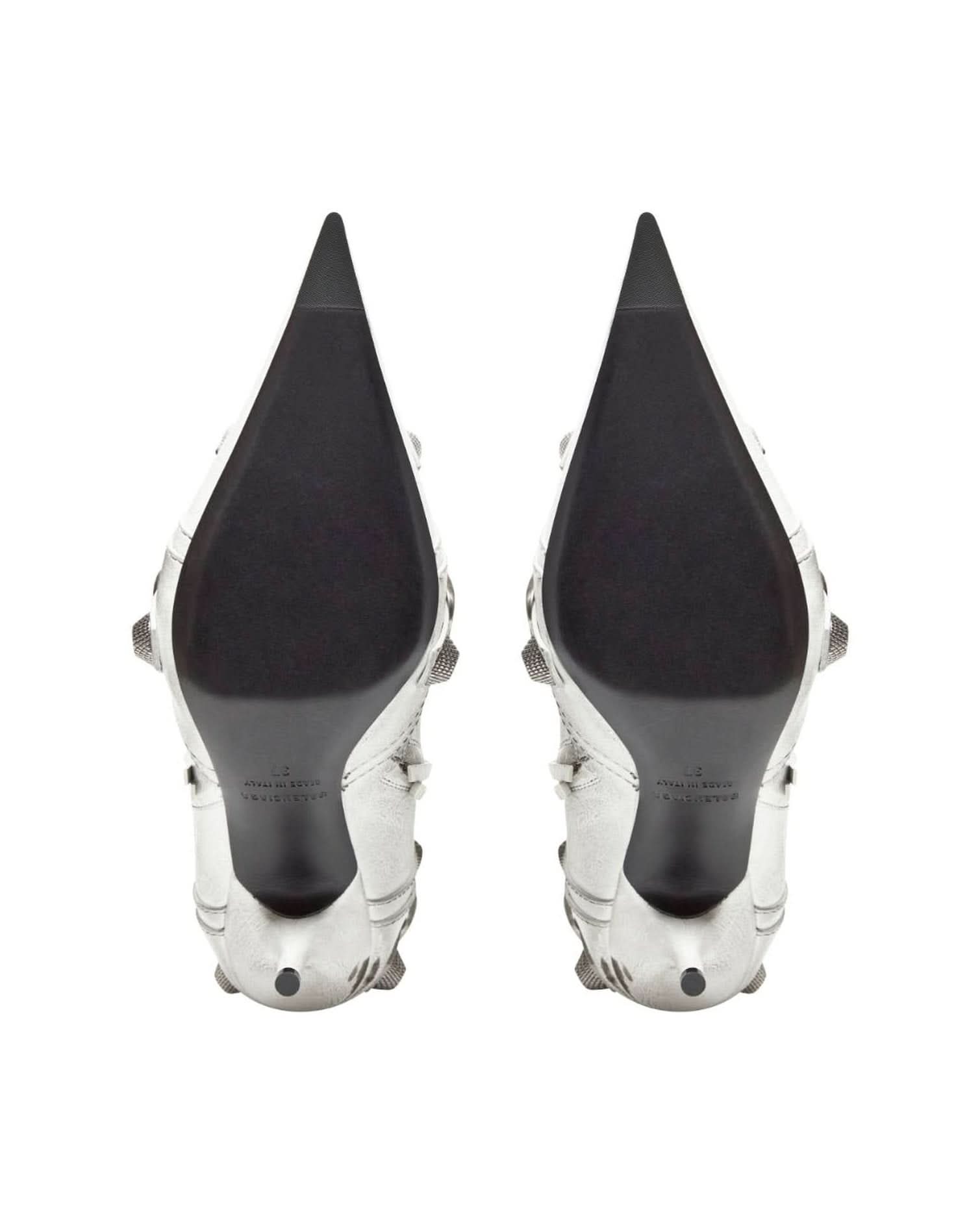 Balenciaga Leather Cagole Boots Boots