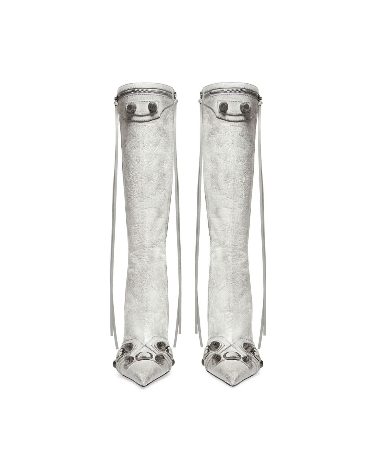 Balenciaga Leather Cagole Boots Boots