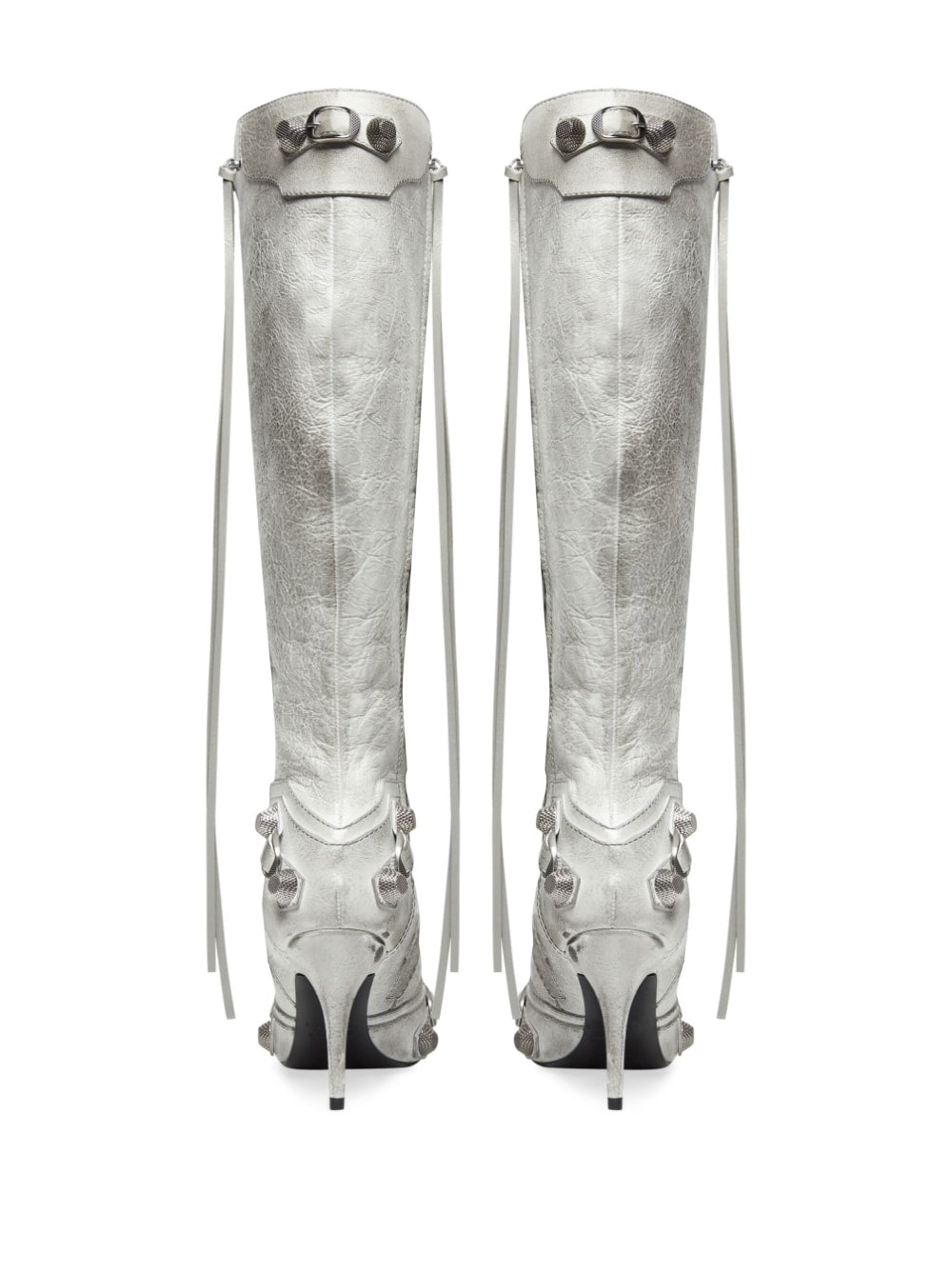 Balenciaga Leather Cagole Boots Glam Steals