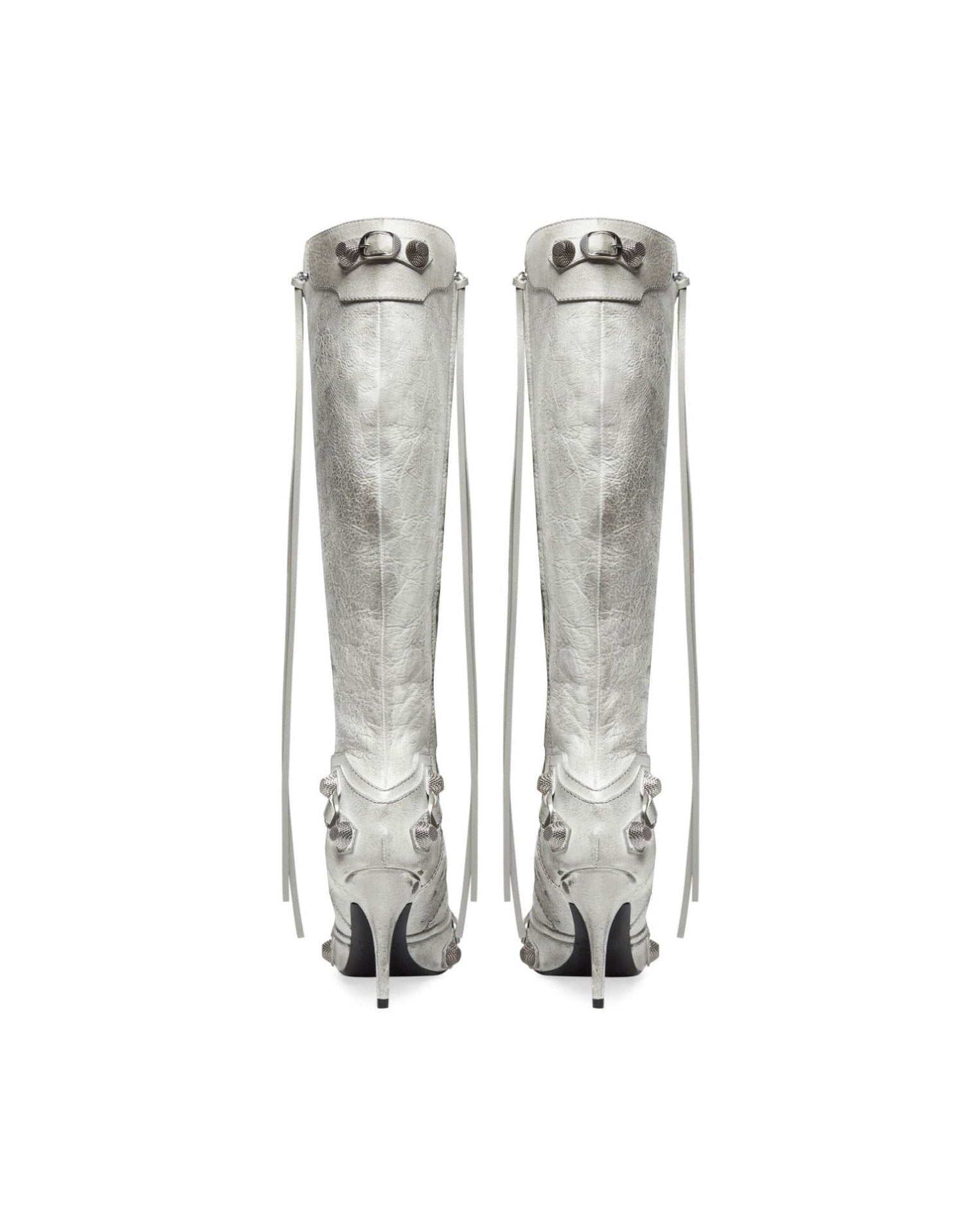 Balenciaga Leather Cagole Boots Glam Steals