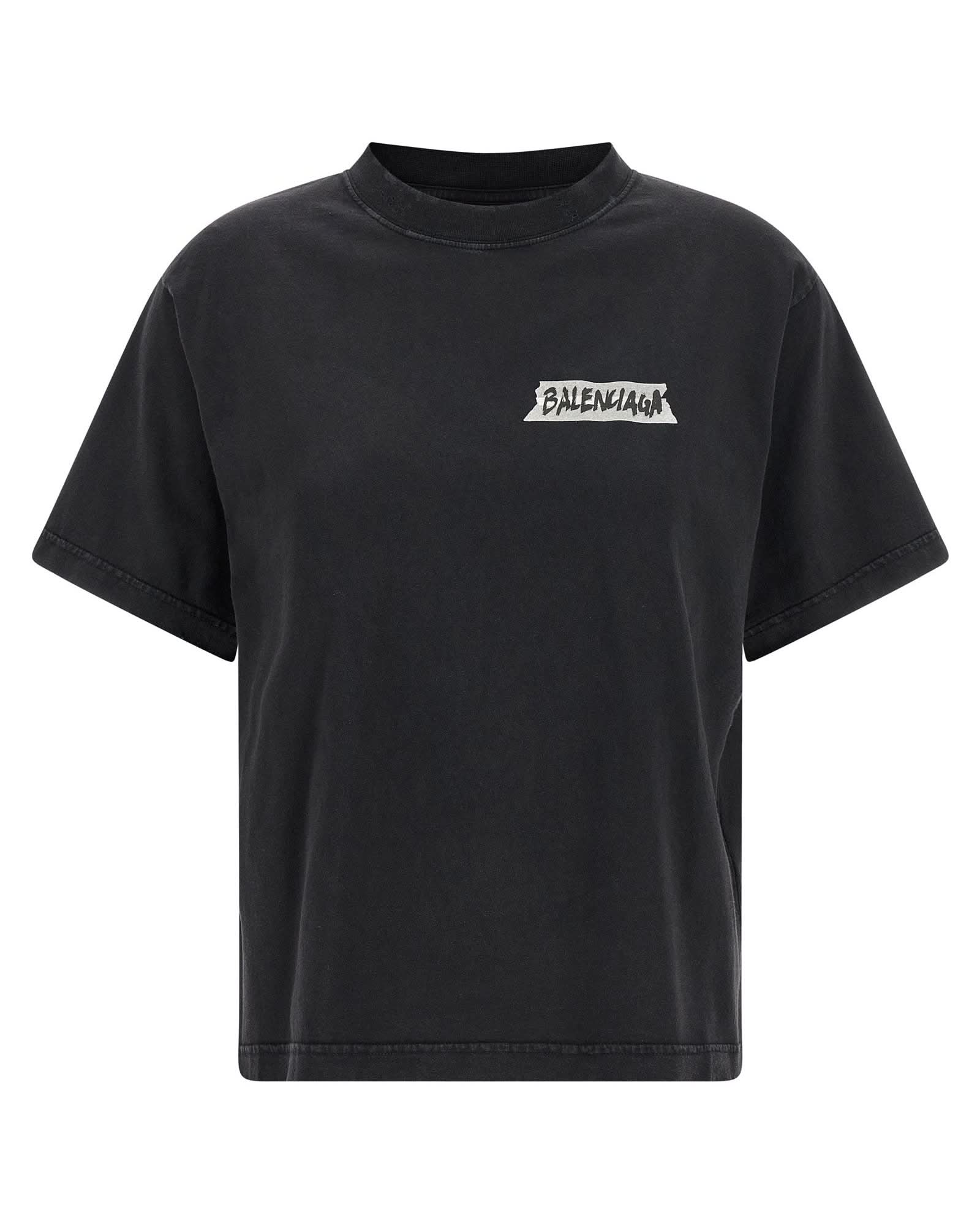 Balenciaga Masking Tape T-shirt Glam Steals