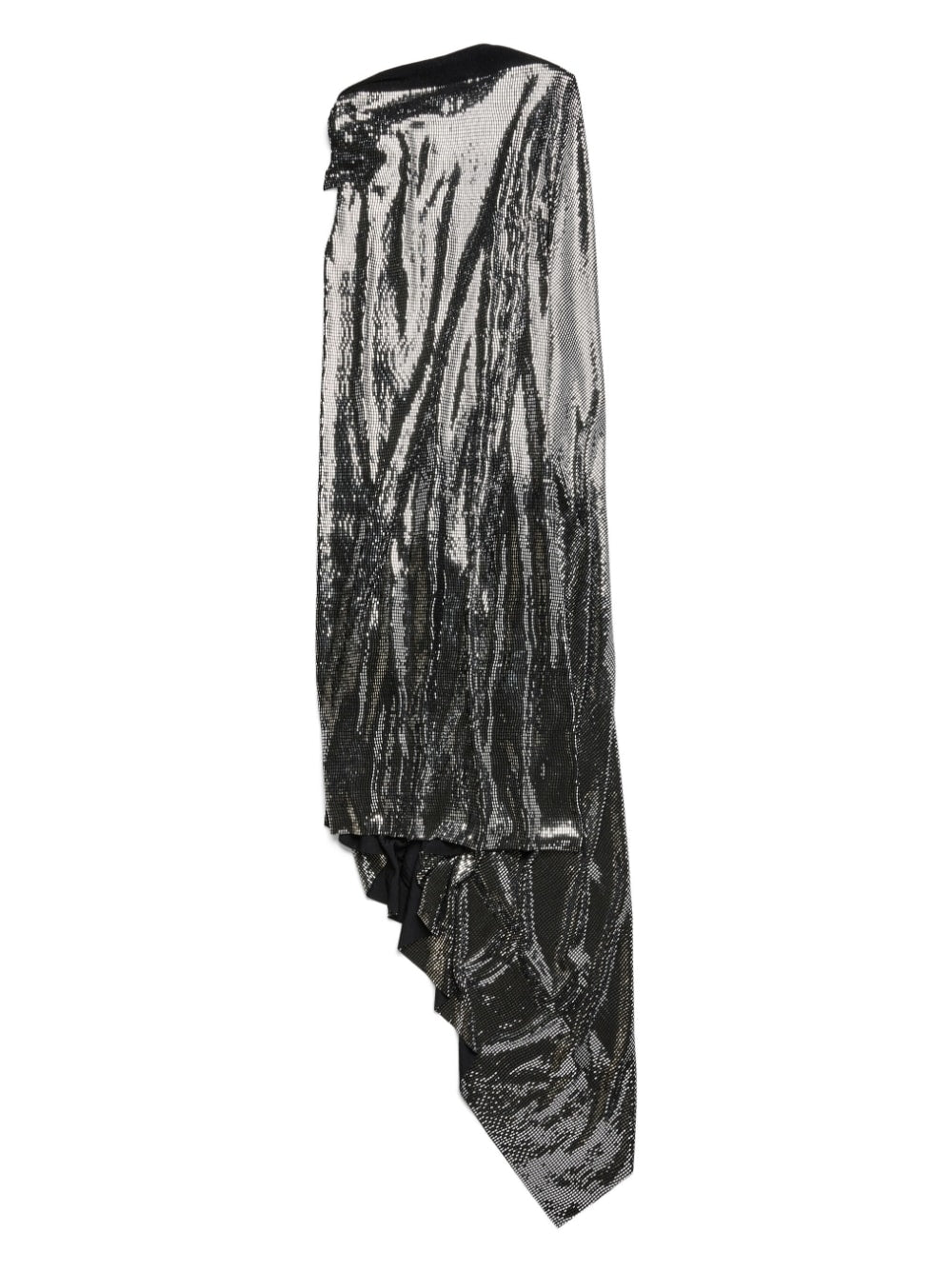 Balenciaga Metallic Effect Midi Dress Glam Steals