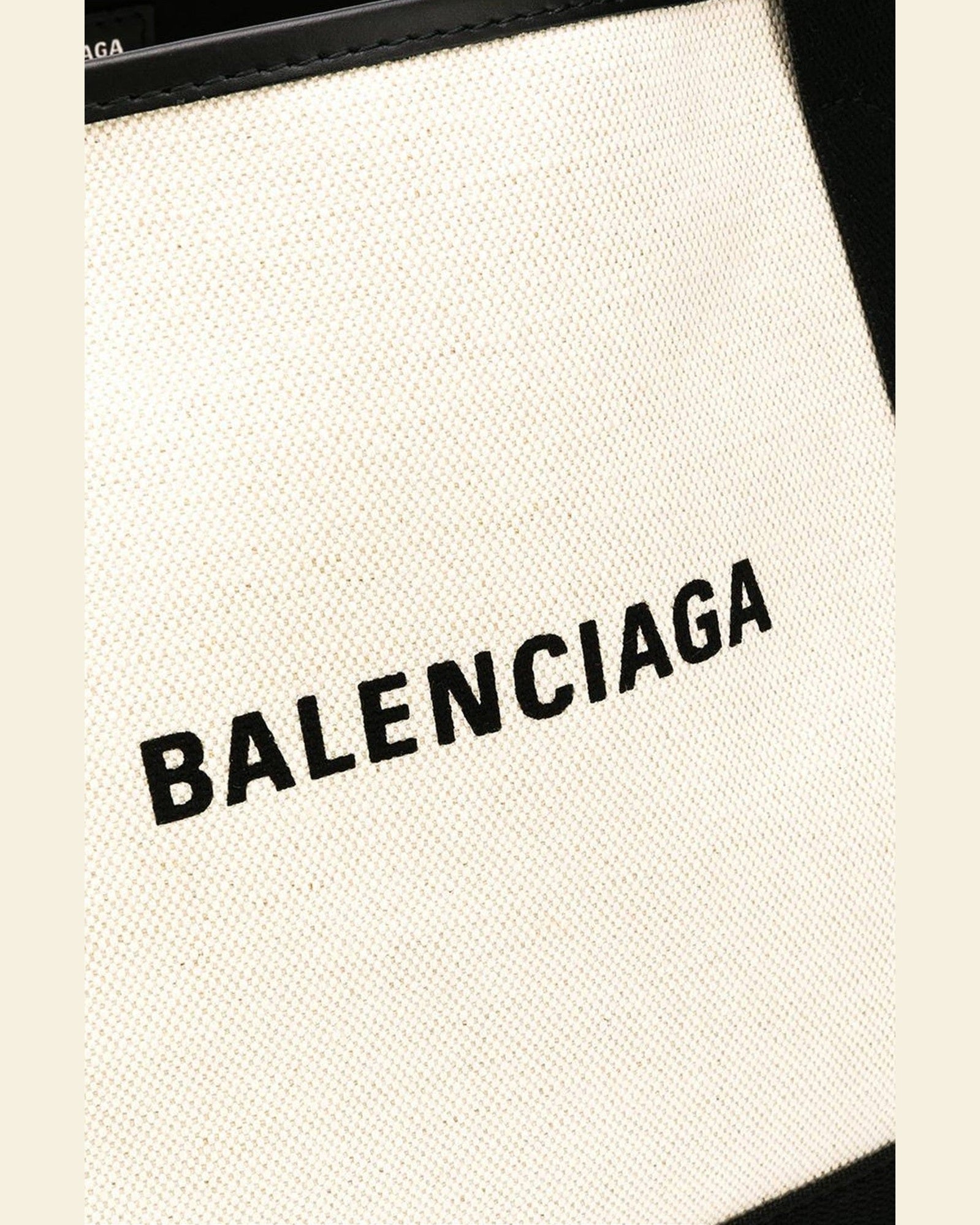 Balenciaga Navy Small Cabas Tote Bag Glam Steals