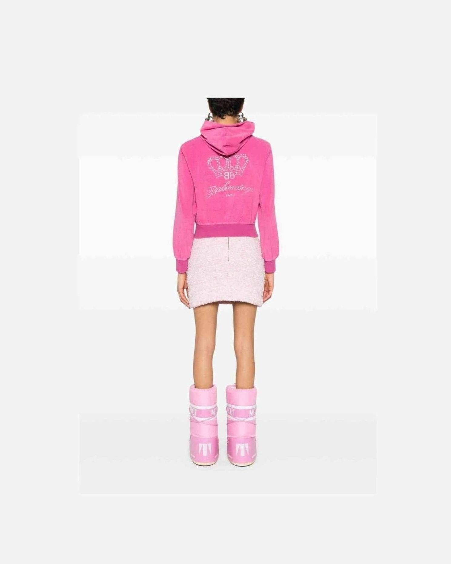 Balenciaga Pink Sweater Hoodies