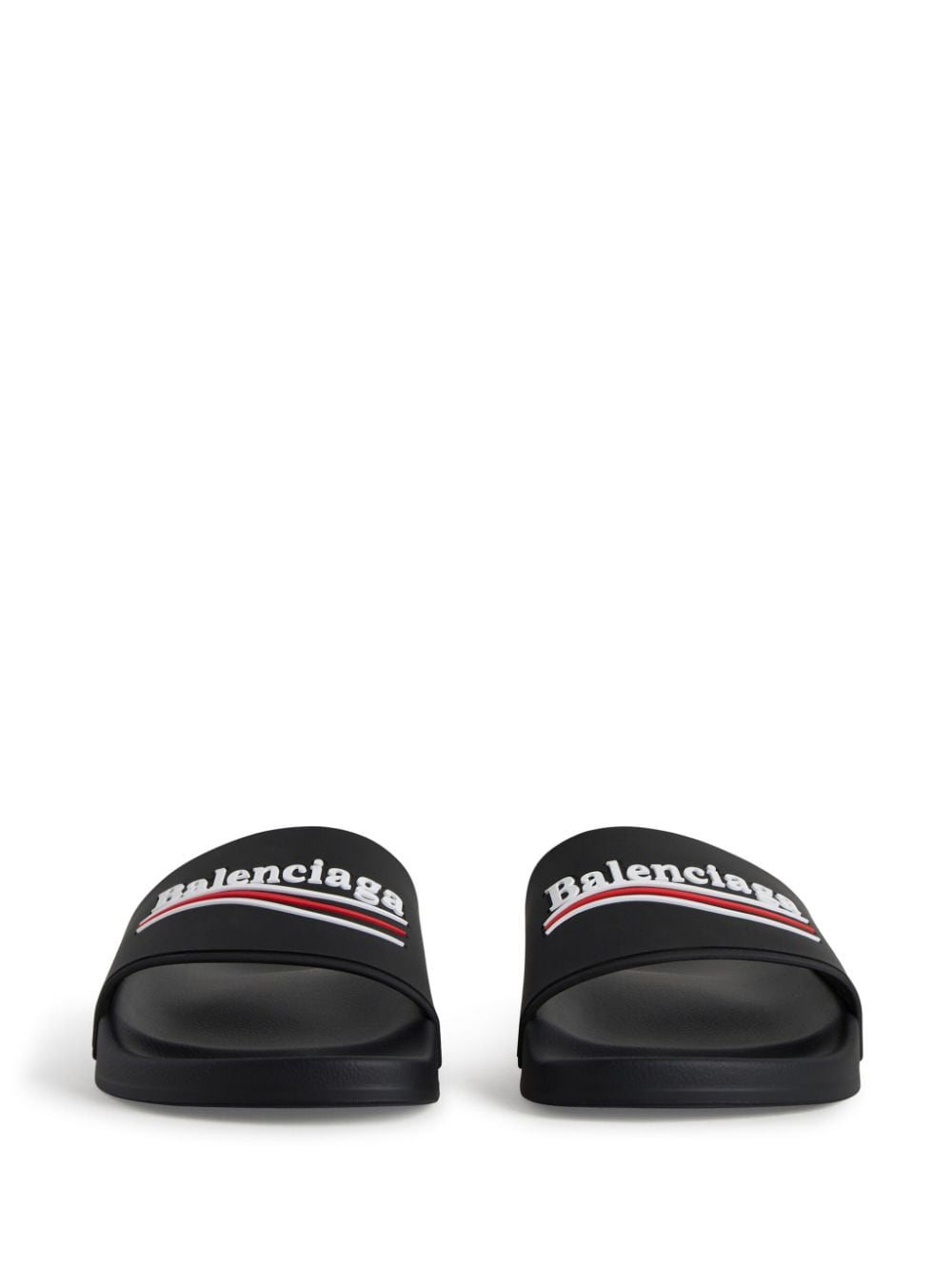 Balenciaga Rubber Pool Sandals Glam Steals