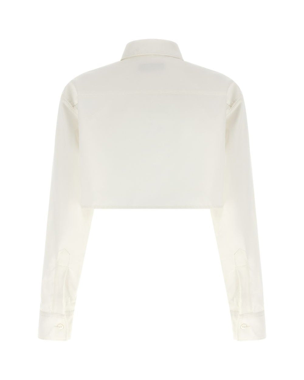 Balenciaga Cotton Cropped Shirt Glam Steals