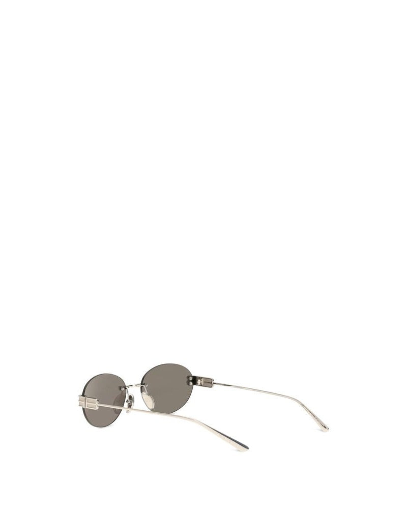 Balenciaga Silver Metal Sunglasses Glam Steals
