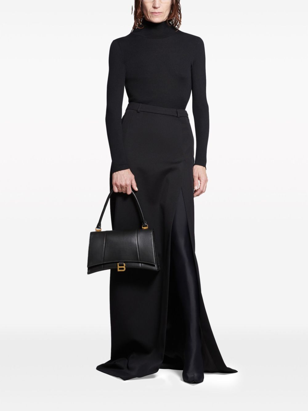 Balenciaga Slit Tailored Maxi Skirt Glam Steals