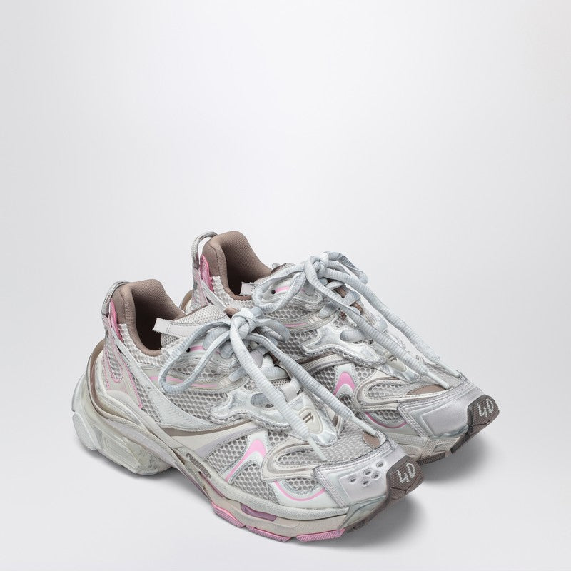 Balenciaga Sneaker Runner White/taupe/pink Glam Steals