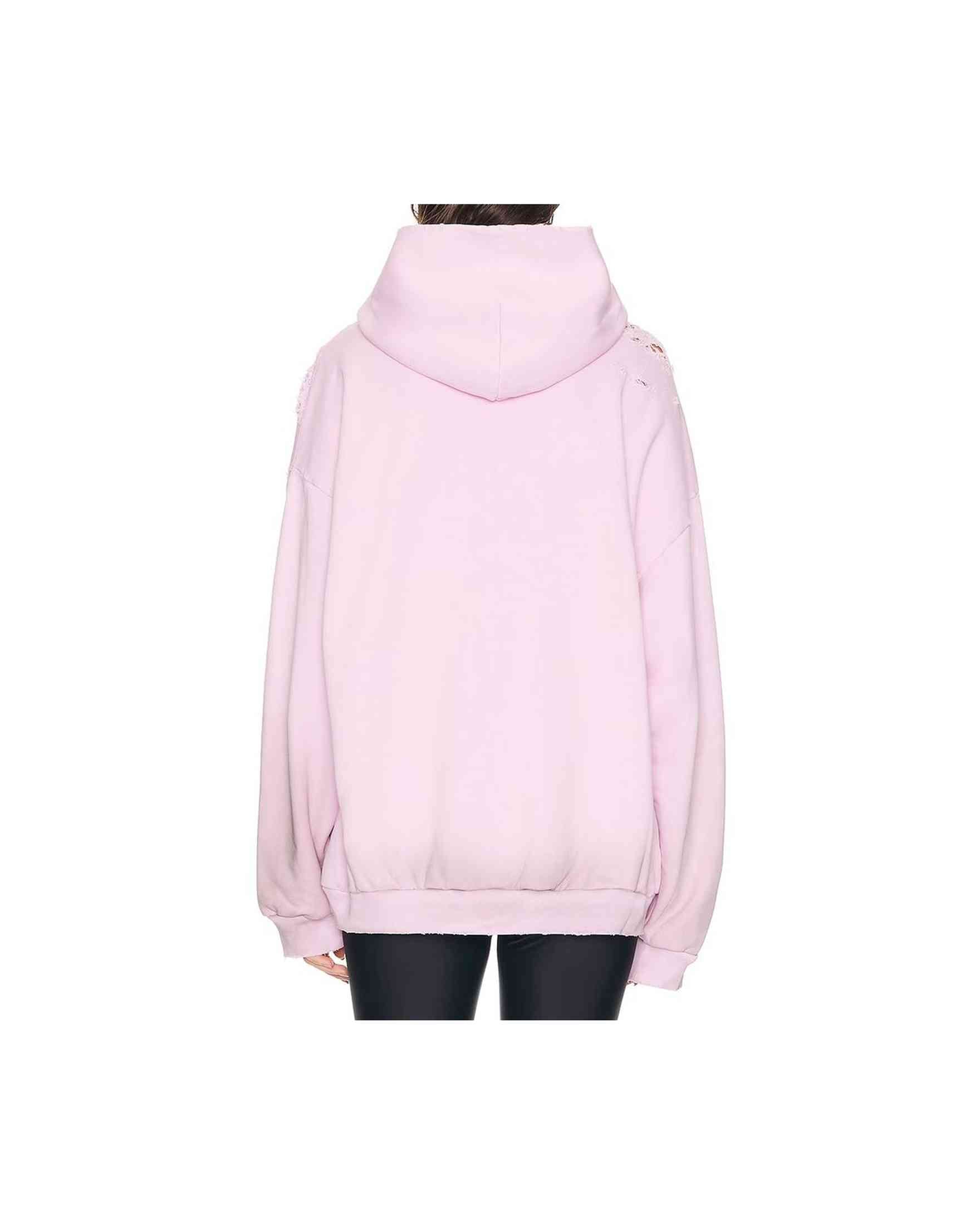 Balenciaga Stencil Medium Fit Hooded Sweat-Shirt Glam Steals