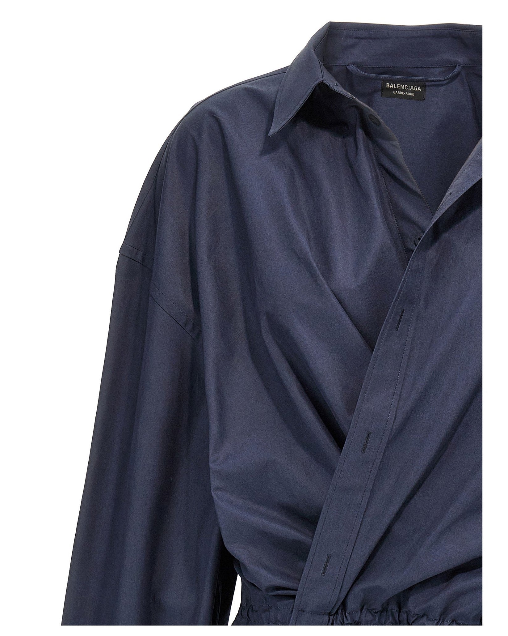 Balenciaga Stile Camicia Mini Dress Glam Steals