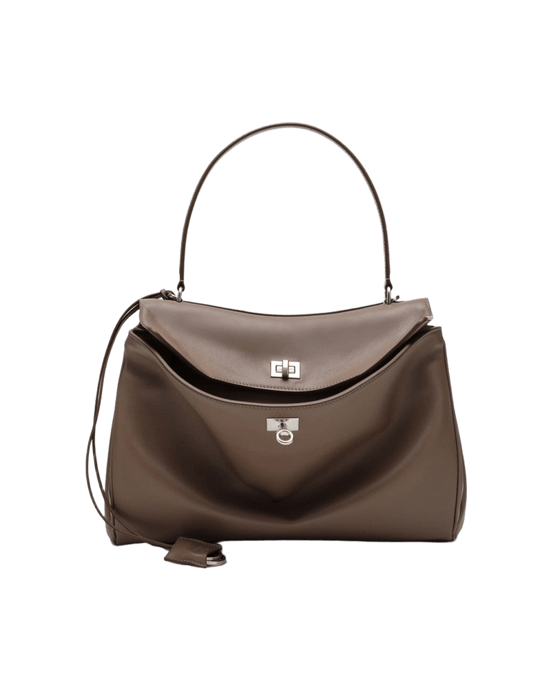 Balenciaga Taupe Medium Rodeo Bag in Smooth Calfskin Glam Steals