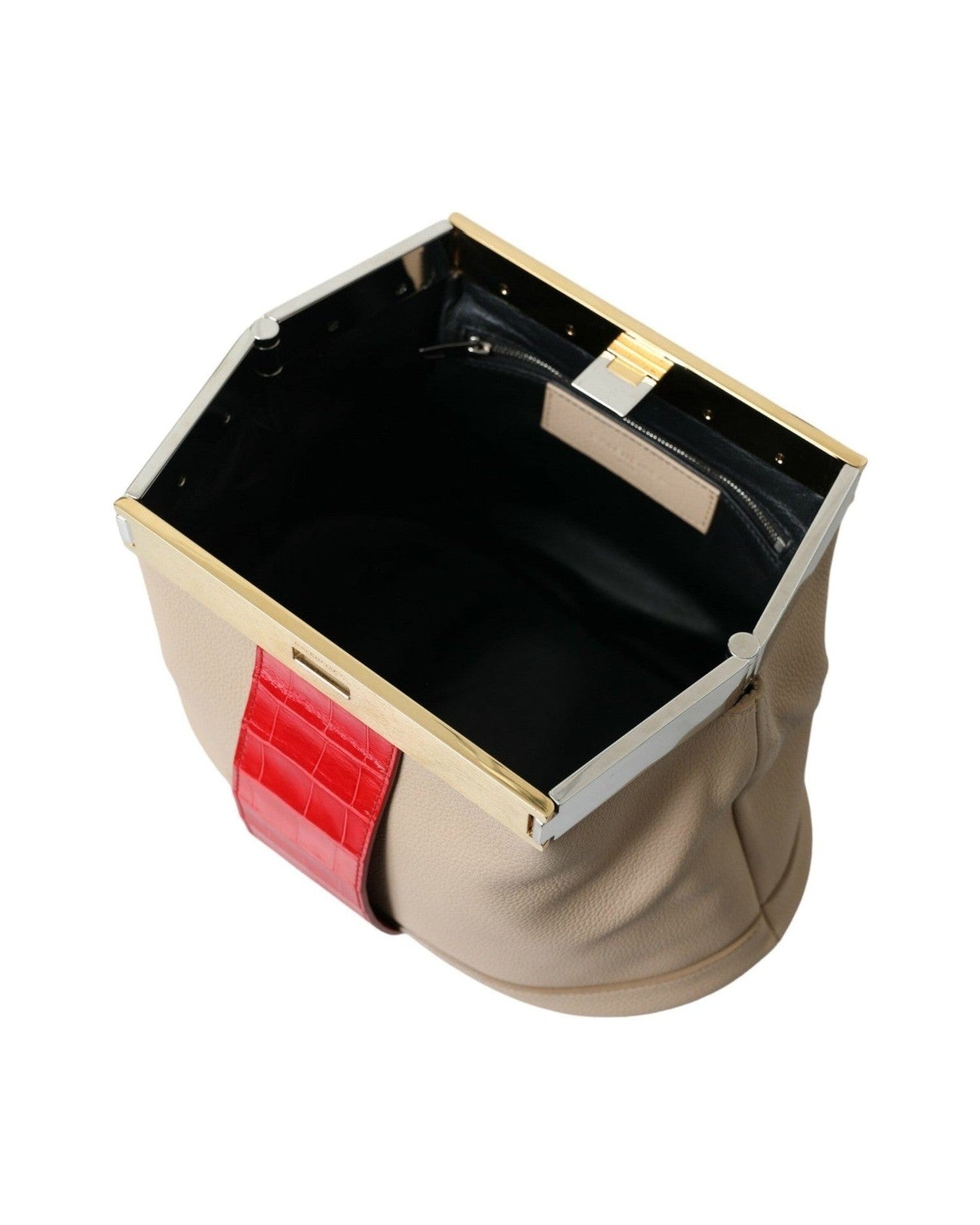 Balenciaga Two Tone Exotic Leather Clutch Glam Steals